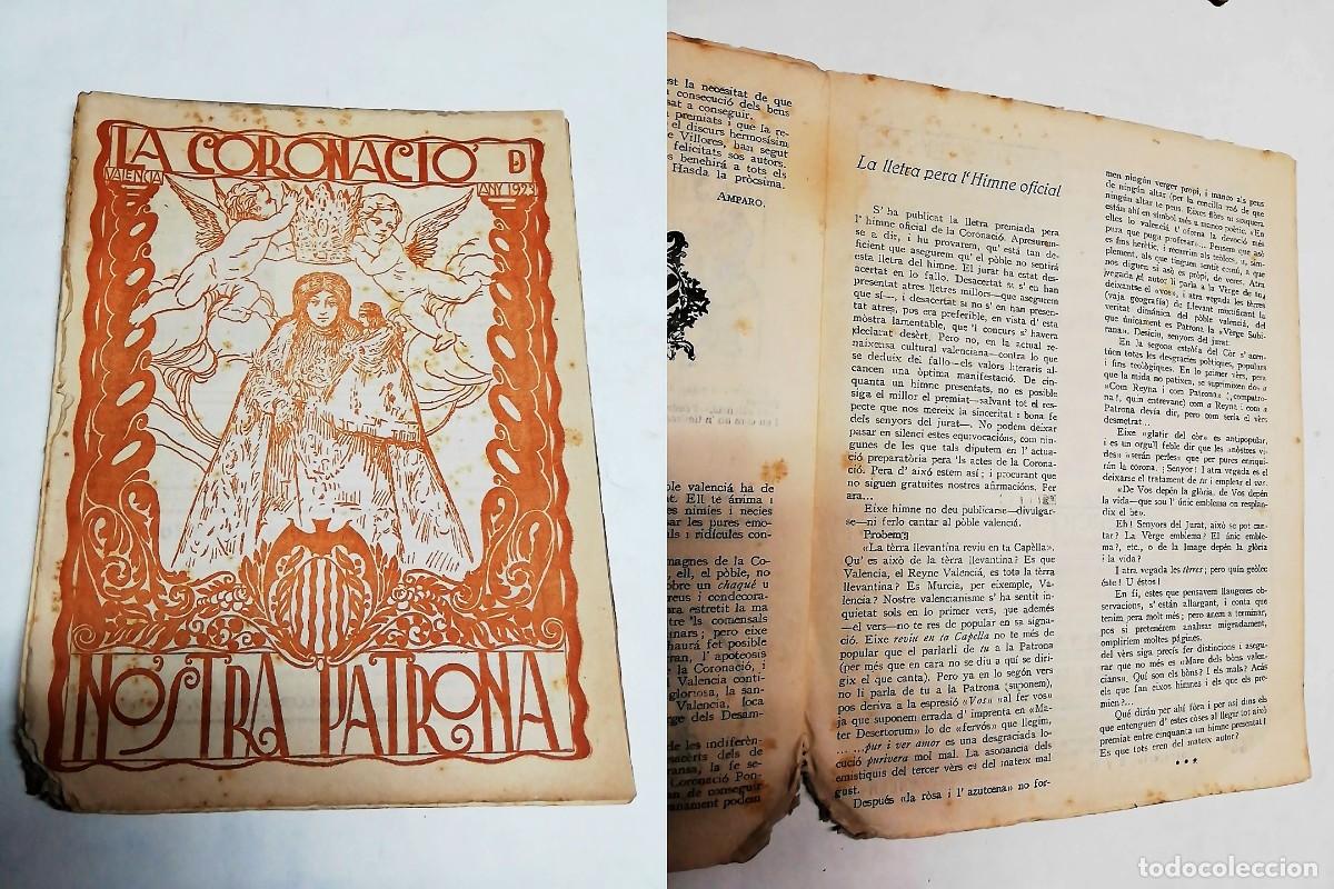 Collezionismo di Riviste e Giornali: ANTIGUA REVISTA : LA CORONACI&Oacute; DE LA NOSTRA PATRONA VALENCIA N&ordm; VII. VALENCIA 13 DE JINER 1923