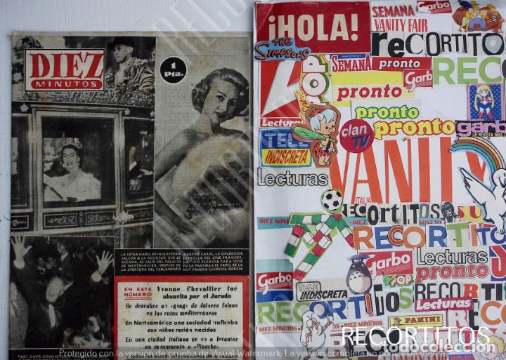 Collectionnisme de Revues et Journaux: ISABEL II ELIZABETH MARTINE CAROL MARIA FELIX JORGE NEGRETE GENE TIERNEY