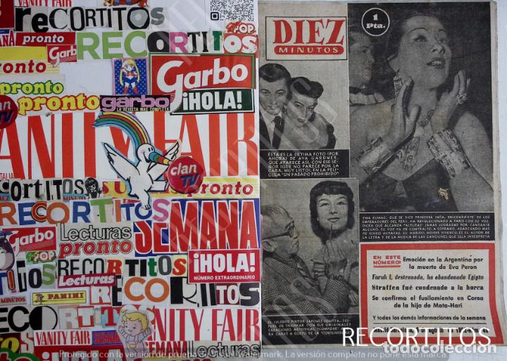 Sammeln von Zeitschriften und Zeitungen: YMA SUMAC AVA GARDNER ANTHONY QUINN FOUJITA EVITA PERON MISS UNIVERSO ARMI KUUSELA