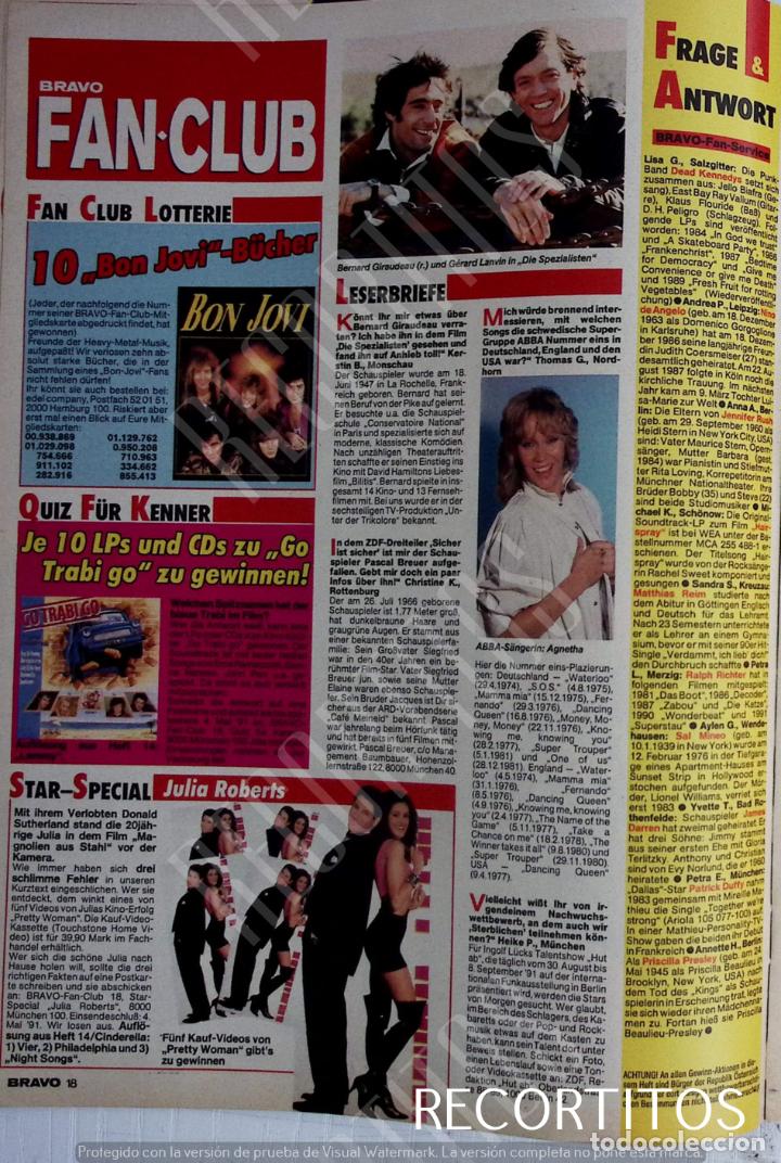 Coleccionismo de Revistas y Peri&oacute;dicos: ABBA AGNETHA BON JOVI