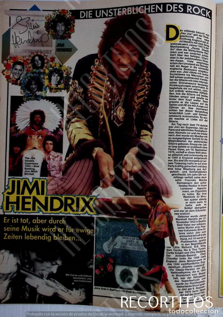 Coleccionismo de Revistas y Peri&oacute;dicos: JIMI HENDRIX