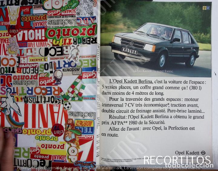 Coleccionismo de revistas y peri&oacute;dicos: OPEL KADETT ANUNCIO PUBLICIDAD