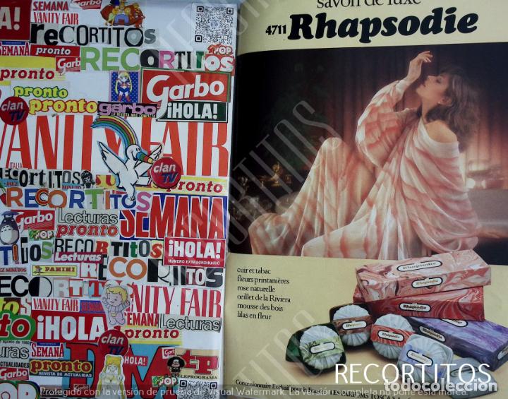 Coleccionismo de revistas y peri&oacute;dicos: RHAPSODIE LANAS ANUNCIO PUBLICIDAD