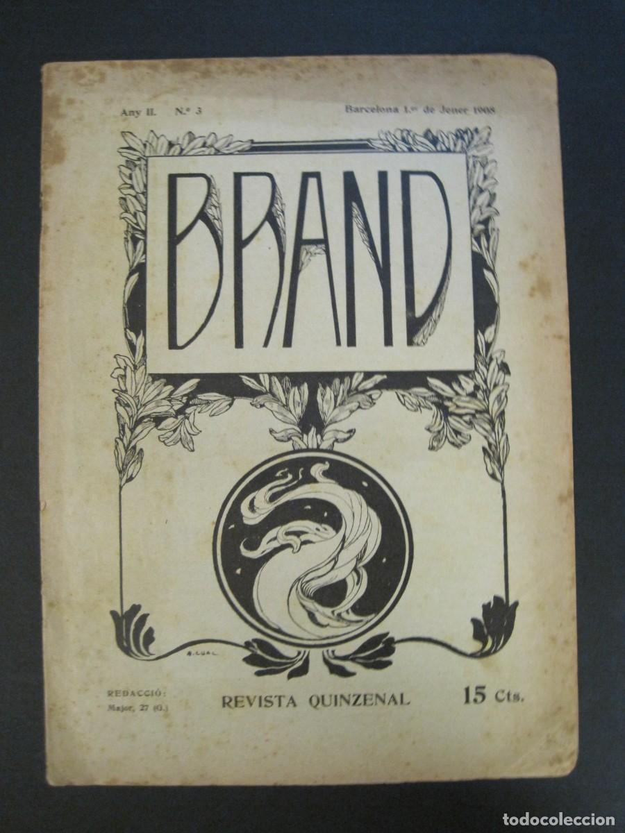 Collection Magazines and Newspapers: BRAND-NUMERO 3-1 DE GENER 1908-REVISTA ANTIGA-VEURE FOTOS-(V-24.200)