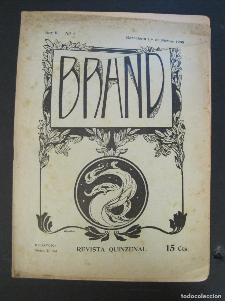 Collection Magazines and Newspapers: BRAND-NUMERO 5-1 DE FEBRER 1908-REVISTA ANTIGA-VEURE FOTOS-(V-24.202)