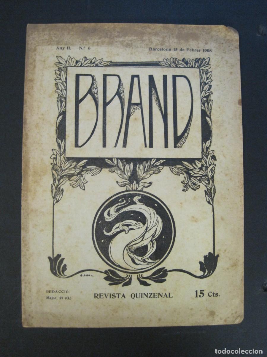 Collection Magazines and Newspapers: BRAND-NUMERO 6-15 DE FEBRER 1908-REVISTA ANTIGA-VEURE FOTOS-(V-24.203)