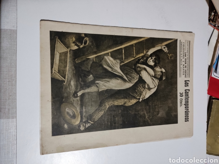 Coleccionismo de Revistas y Peri&oacute;dicos: Revista antigua Los Contempor&aacute;neos a&ntilde;o 1912 Celestina y M&aacute;rtir de Jes&uacute;s R. Coloma
