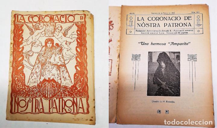 Collezionismo di Riviste e Giornali: ANTIGUA REVISTA : LA CORONACI&Oacute; DE LA NOSTRA PATRONA VALENCIA N&ordm;XIII . VALENCIA 24 FEBRER 1923