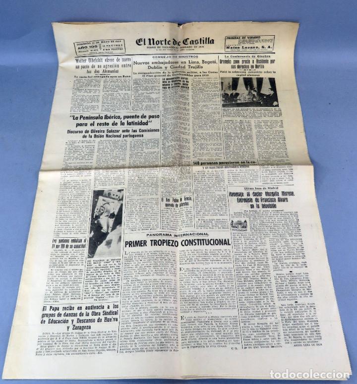 Coleccionismo de Revistas y Peri&oacute;dicos: Diario de Valladolid El Norte de Castilla 41873 31 mayo 1959
