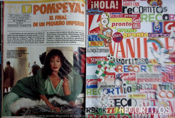 Coleccionismo de revistas y peri&oacute;dicos: lesley ann down POMPEYA