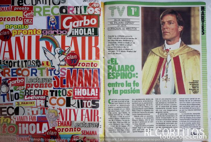 Coleccionismo de revistas y peri&oacute;dicos: RICHARD CHAMBERLAIN EL PAJARO ESPINO