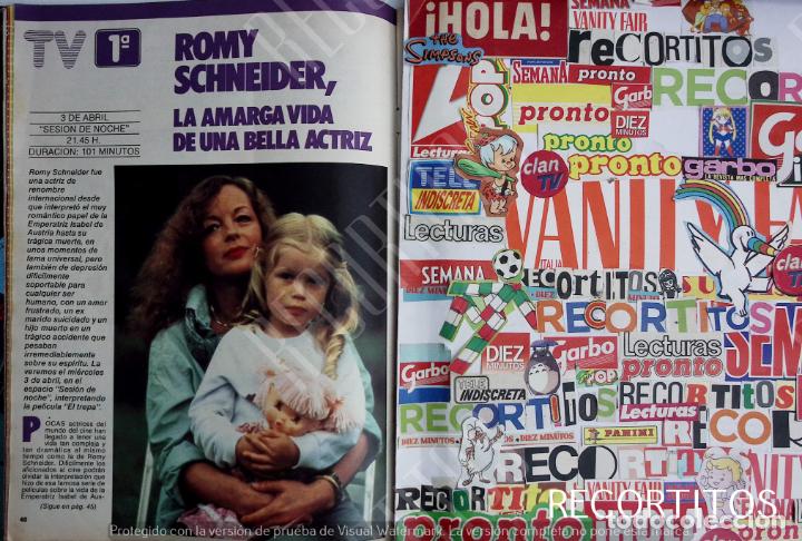 Coleccionismo de Revistas y Peri&oacute;dicos: ROMY SCHNEIDER