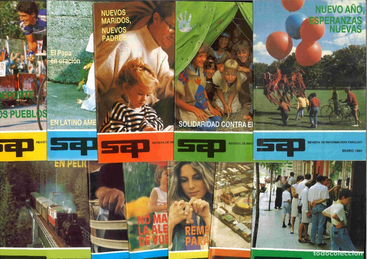 Coleccionismo de Revistas y Peri&oacute;dicos: Lote de revistas SAP Revista de Informaci&oacute;n familiar. A&ntilde;o 1990 completo. San Antonio de Padua