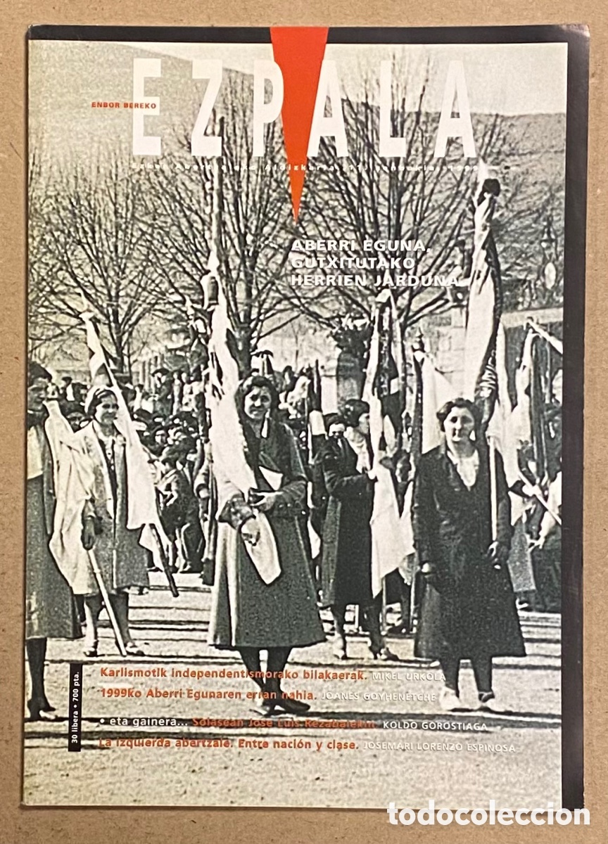 Sammeln von Zeitschriften und Zeitungen: EZPALA N&deg; 11 (1999). REVISTA DE LA IZQUIERDA ABERTZALE. VER SUMARIO EN FOTOGRAF&Iacute;AS.