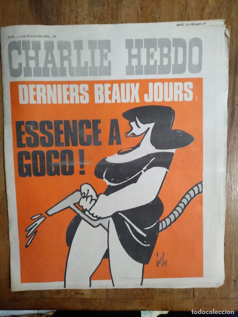 Coleccionismo de revistas y peri&oacute;dicos: Charlie Hebdo N&deg;201 Essence a Gogo Revista Periodico en Frances