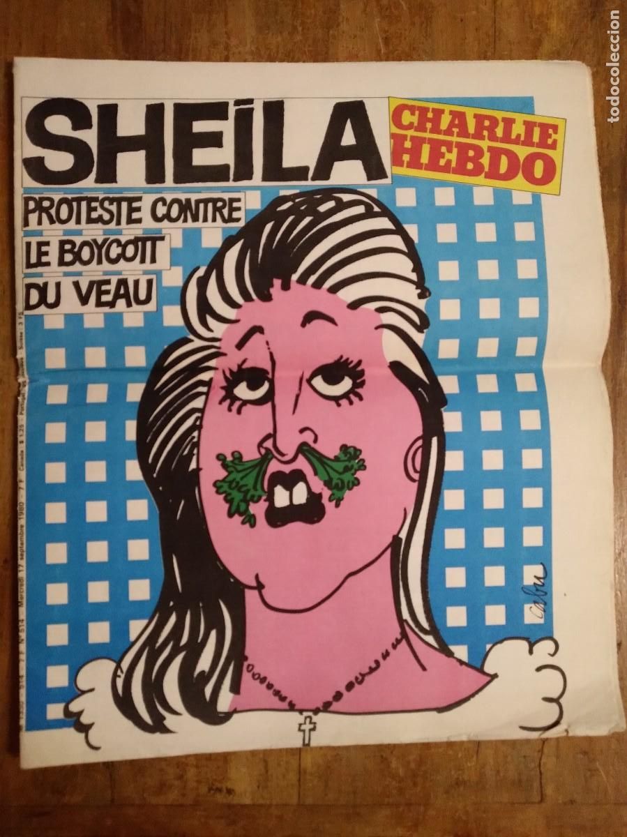 Coleccionismo de revistas y peri&oacute;dicos: Charlie Hebdo N&deg;514 Sheila Proteste Revista Periodico en Frances