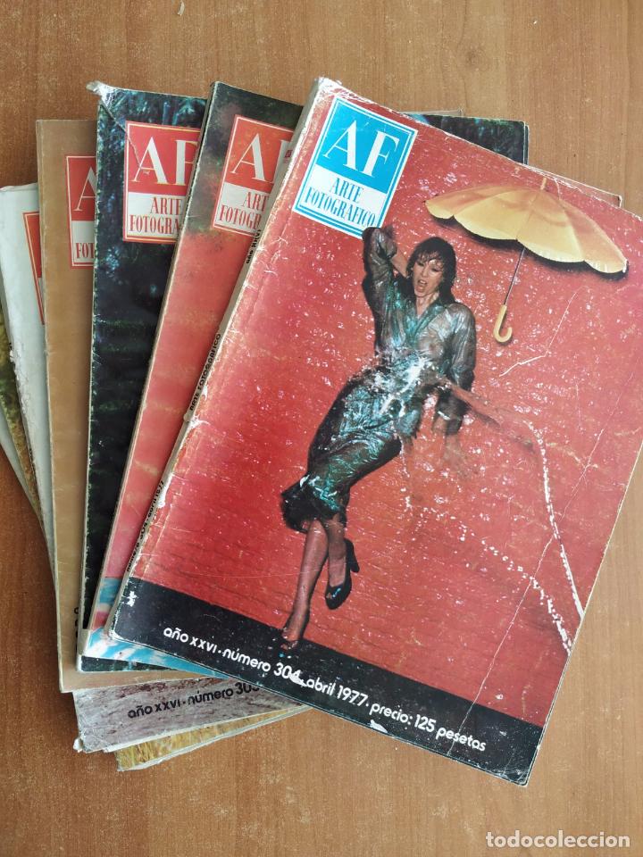 Colecionismo de Revistas e Jornais: Lote de 7 revistas ARTE FOTOGRAFICO. A&ntilde;o 1977.