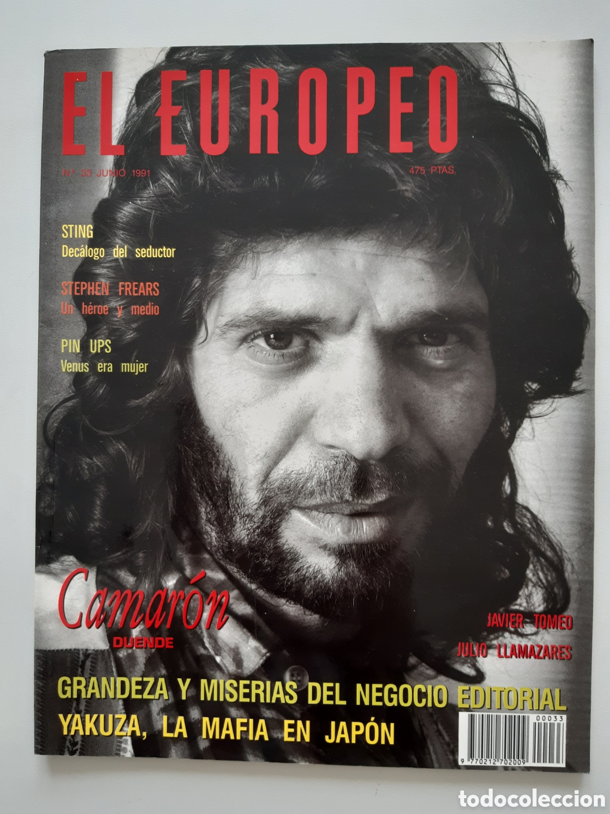Coleccionismo de Revistas y Peri&oacute;dicos: Revista El europeo Num 33 Camaron Junio 1991