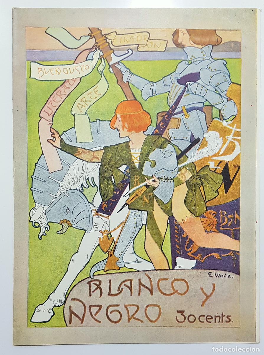 Collectionnisme de Revues et Journaux: REVISTA BLANCO Y NEGRO 1902. VARELA. E. SALA HOGAR EXTREME&Ntilde;O EXTREMADURA. AVICULTURA EXPO