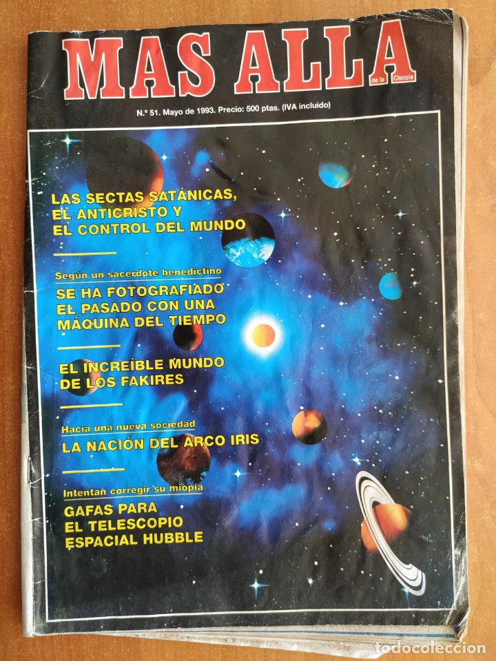 Colecionismo de Revistas e Jornais: Revista MAS ALL&Aacute;. N&ordm; 51. Sectas sat&aacute;nicas. El Anticristo.Fakires.Naci&oacute;n del arco iris.Maquina tiempo