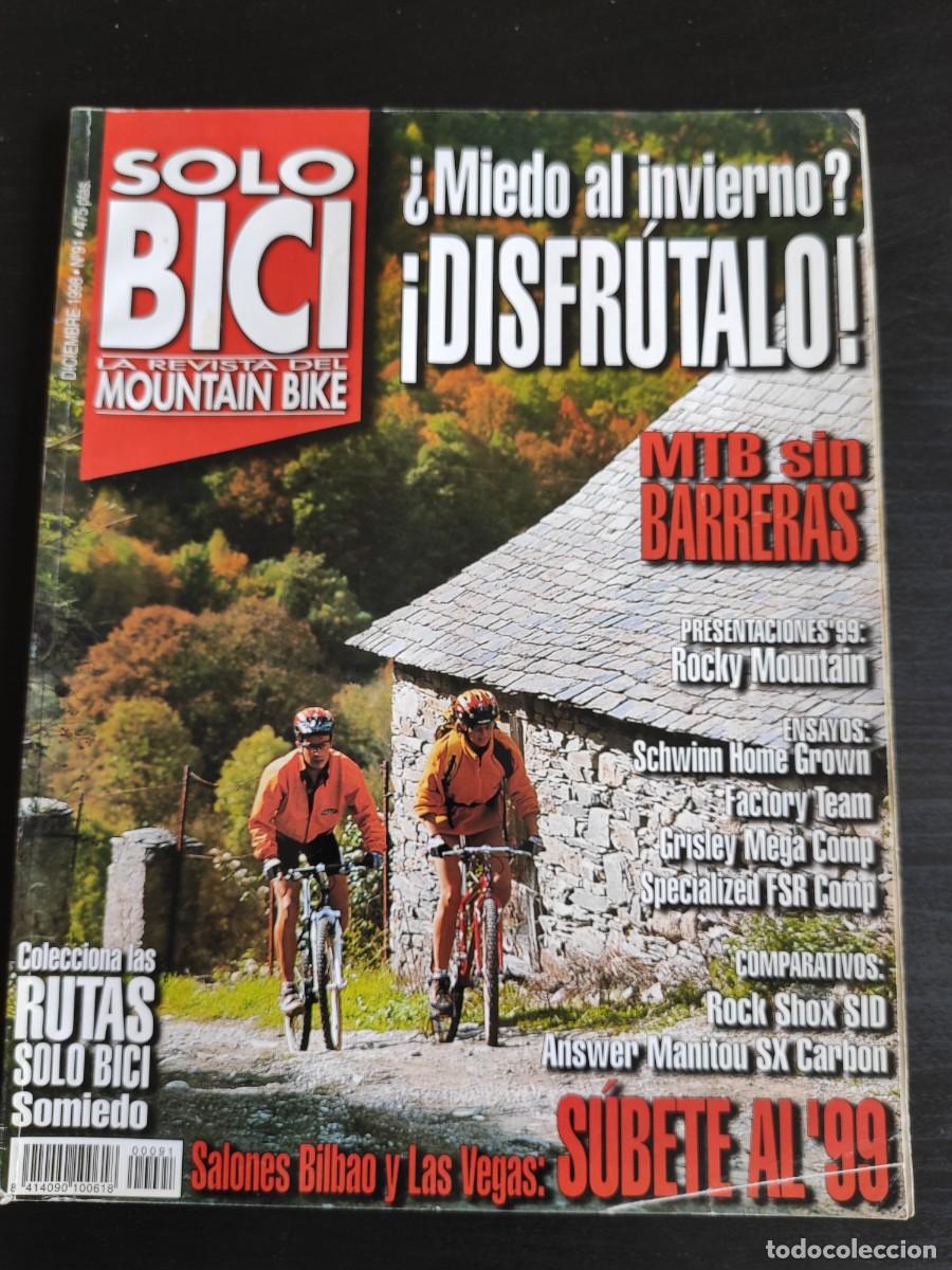 Coleccionismo de Revistas y Peri&oacute;dicos: SOLO BICI. LA REVISTA DEL MOUNTAIN BIKE. N&ordm; 91. A&Ntilde;O 1998. GRISLEY MEGA COMP. SAL&Oacute;N DE BILBAO... LEER
