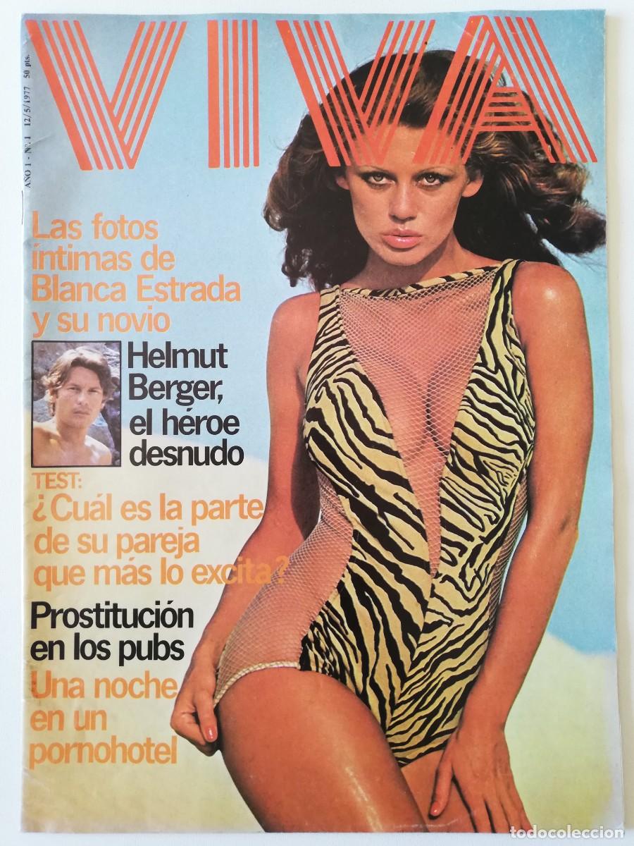 Coleccionismo de Revistas y Peri&oacute;dicos: Revista VIVA n&ordm; 1 Blanca Estrada Victoria Vera Marisa Medina Miguel Bos&eacute; Helmut Berger Newton porno