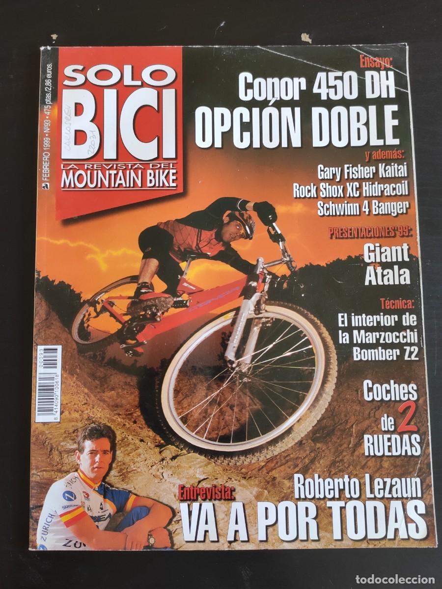 Collection Magazines and Newspapers: SOLO BICI. LA REVISTA DEL MOUNTAIN BIKE. N&ordm; 93. A&Ntilde;O 1999. CONOR 450 DH. GARY FISHER KAITAI. C.. LEER