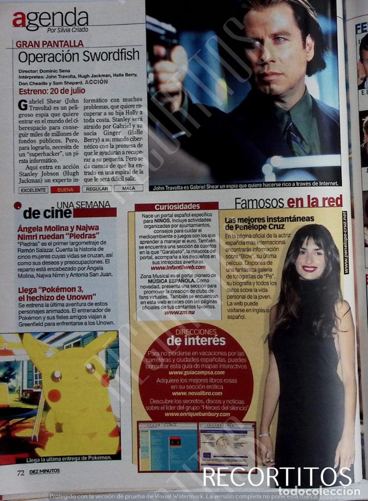 Coleccionismo de Revistas y Peri&oacute;dicos: PENELOPE CRUZ JOHN TRAVOLTA PIKACHU POKEMON