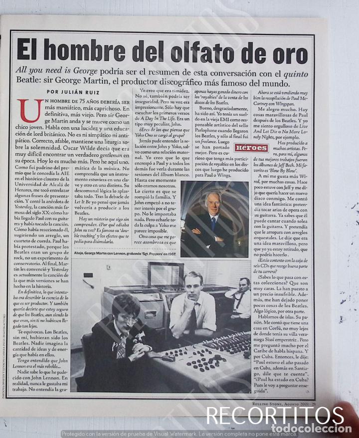 Coleccionismo de Revistas y Peri&oacute;dicos: GEORGE MARTIN JOHN LENNON SGT PEPPERS