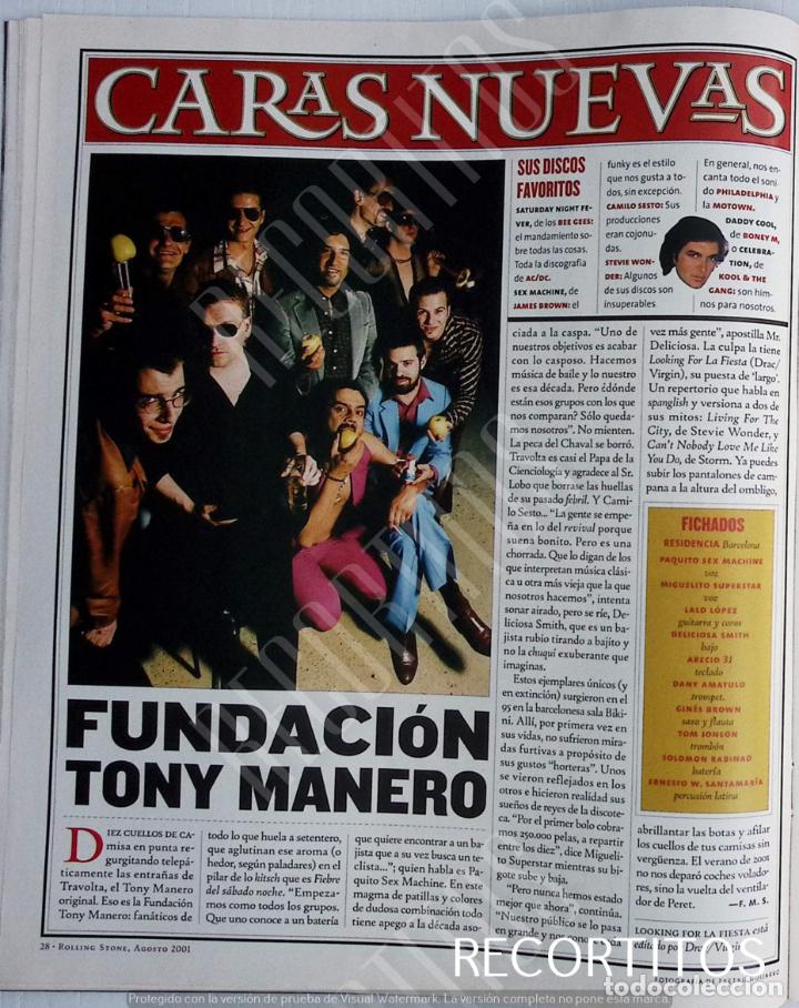 Coleccionismo de revistas y peri&oacute;dicos: FUNDACION TONY MANERO CAMILO SESTO