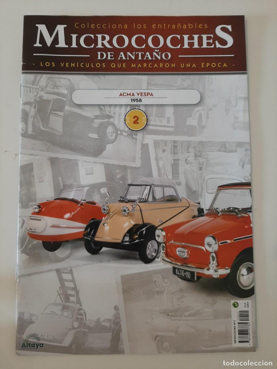 Coleccionismo de Revistas y Peri&oacute;dicos: MICROCOCHES DE ANTA&Ntilde;O 2. ACMA VESPA. FOLLETO COLECCIONABLE.