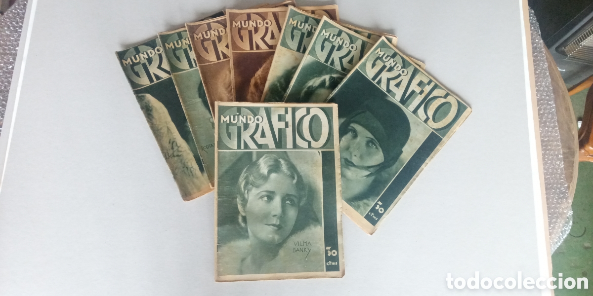 Coleccionismo de Revistas y Peri&oacute;dicos: 8 REVISTAS MUNDO GR&Aacute;FICO. A&Ntilde;O 1930.