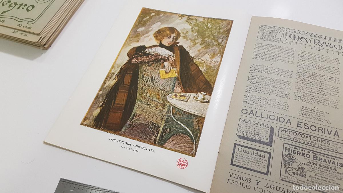 Collection Magazines and Newspapers: REVISTA BLANCO Y NEGRO 1903. ILUSTRADOR ANDRADE, VAZQUEZ. RELATO CASA FIERAS MADRID. HUELGA REUS