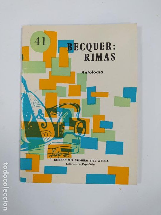 Coleccionismo de revistas y peri&oacute;dicos: RIMAS. BECQUER. COLECCI&Oacute;N PRIMERA BIBLIOTECA N&ordm; 41. TDKR70