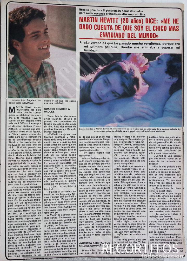 Collection Magazines and Newspapers: MARTIN HEWITT BROOKE SHIELDS