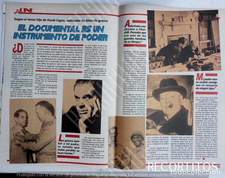 Sammeln von Zeitschriften und Zeitungen: FRANK CAPRA CINE DOCUMENTAL WINSTON CHURCHILL