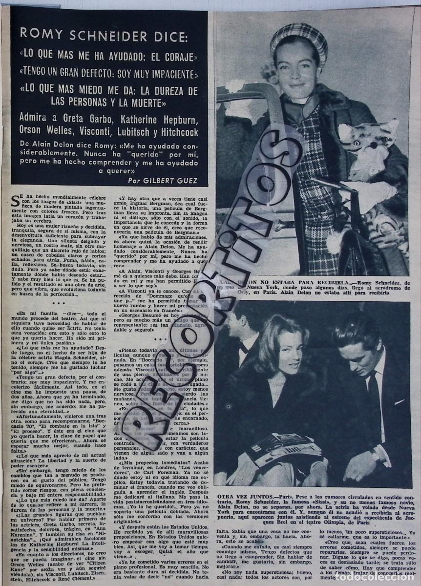 Coleccionismo de Revistas y Peri&oacute;dicos: romy schneider alain delon