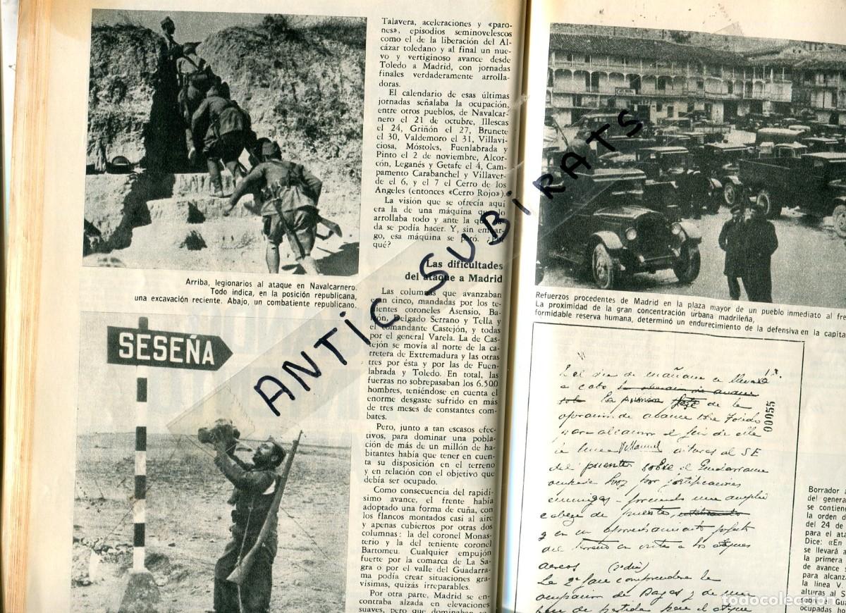 Collection Magazines and Newspapers: REVISTA A&Ntilde; 1968 GUERRA CIVIL OFENSIVA FASCISTA SOBRE MADRID NAVALCARNERO SESE&Ntilde;A ALCORCON CARABANCHEL
