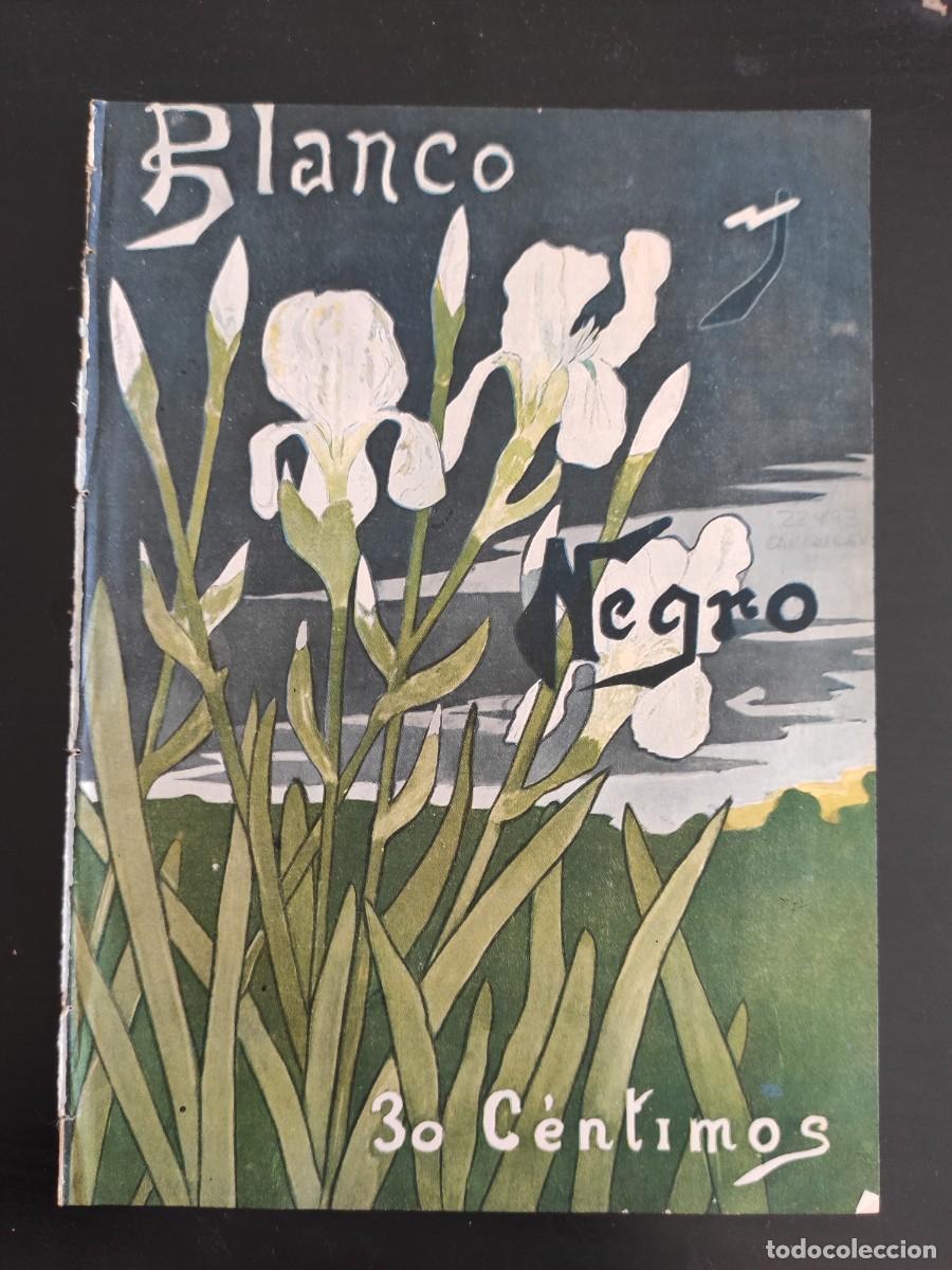 Collectionnisme de Revues et Journaux: BLANCO Y NEGRO. N&ordm; 581. A&Ntilde;O 1902. LA REAL FAMILIA EN LOS JARDINES DE ARANJUEZ. LA EXPORTACI&Oacute;N.. LEER