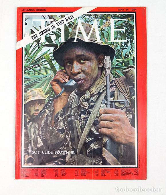 Coleccionismo de Revistas y Peri&oacute;dicos: The Negro in Viet Nam. Sgt. Clide Brown Jr. Time May 26, 1967