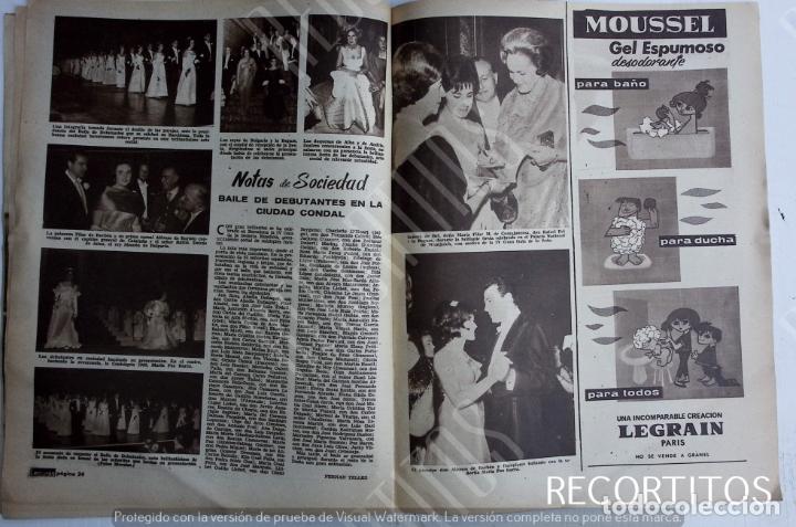 Sammeln von Zeitschriften und Zeitungen: 1963 baile de debutantes barcelona duquesa de alba don alfonso de borbon la begum reyes de bulgaria