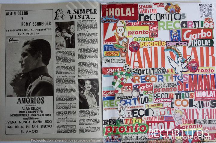 Sammeln von Zeitschriften und Zeitungen: amorios romy schneider alain delon micheline presle jean claude brialy dorothy lamour giorgia moll