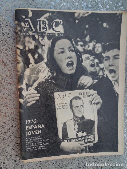 Coleccionismo de Revistas y Peri&oacute;dicos: ABC MADRID - 31-12-1975- 1976 - ESPA&Ntilde;A JOVEN