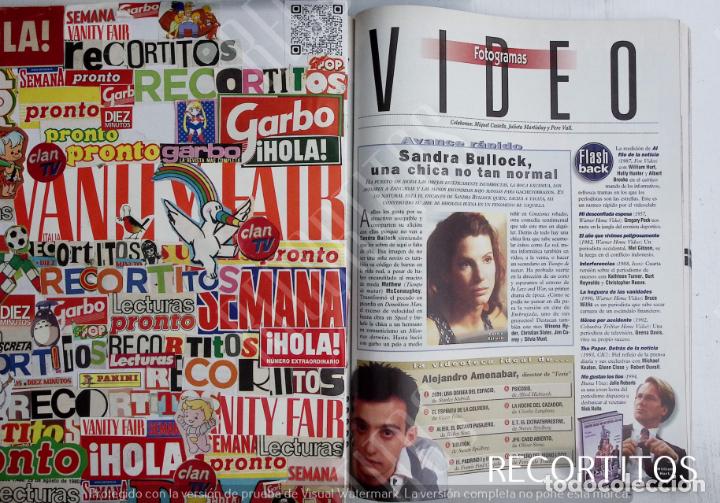 Coleccionismo de revistas y peri&oacute;dicos: sandra bullock william hurt alejandro amenabar
