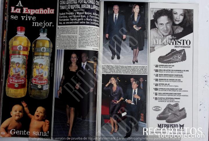 Coleccionismo de Revistas y Peri&oacute;dicos: isabel preysler alfonso cortina miriam lapique
