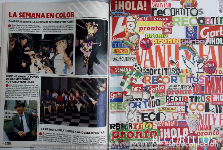 Coleccionismo de Revistas y Peri&oacute;dicos: david hasselhoff EL COCHE FANTASTICO mike hammer