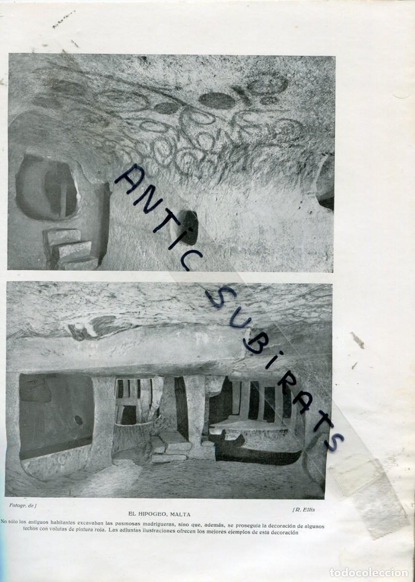 Coleccionismo de Revistas y Peri&oacute;dicos: REVISTA A&Ntilde;OS 20 PREHISTORIA EN POZO SAGRADO DE CERDE&Ntilde;A EL HIPOGEO DE MALTA