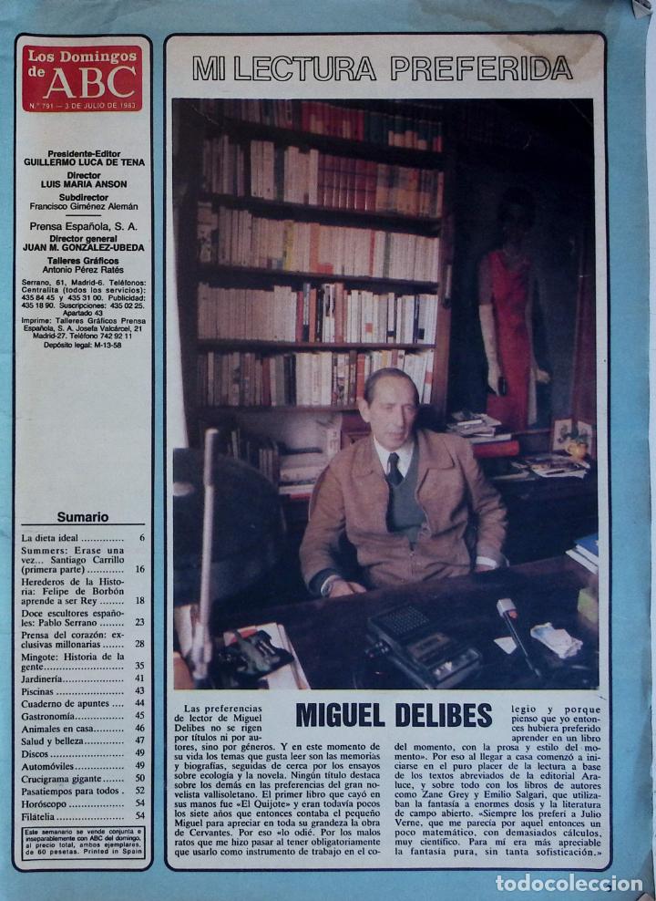 Coleccionismo de Revistas y Peri&oacute;dicos: miguel delibes