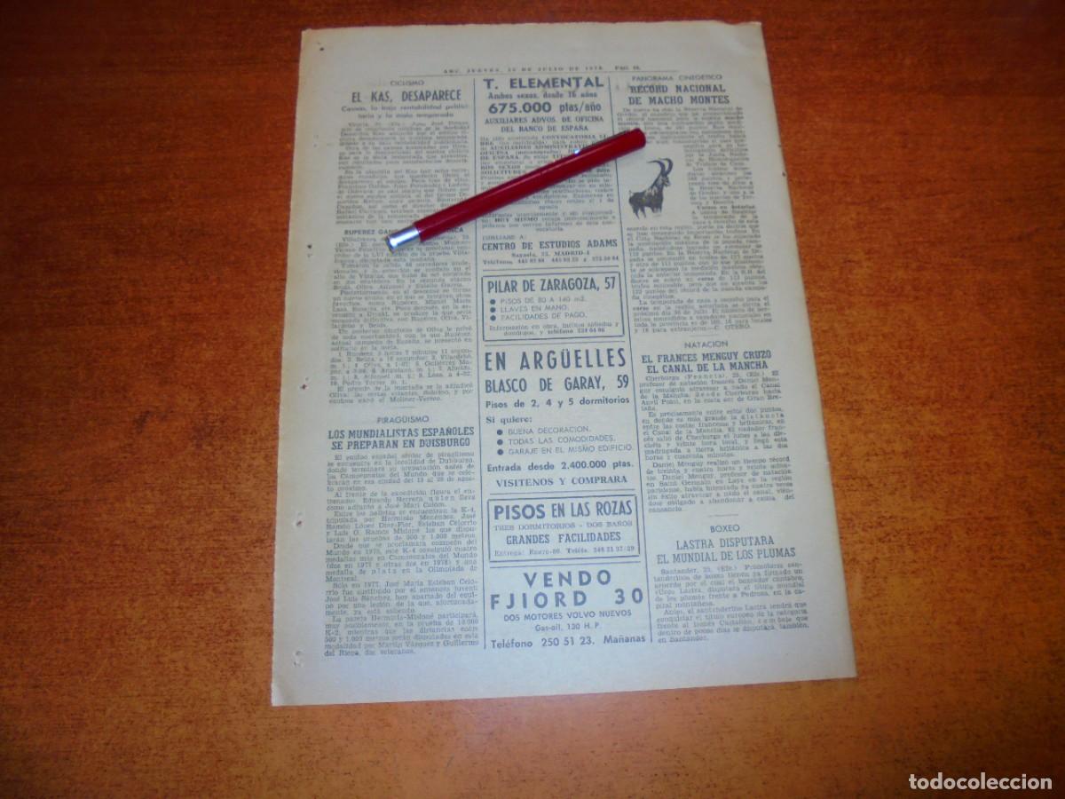 Coleccionismo de Revistas y Peri&oacute;dicos: RETAL 1979: RECORD MACHO MONT&Eacute;S EN EL CAZADERO DE LA SIERRA DE GREDOS - EL KAS DESAPARECE