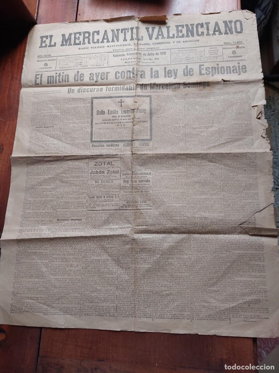 Collection Magazines and Newspapers: El mercantil valenciano.-Valencia-1918